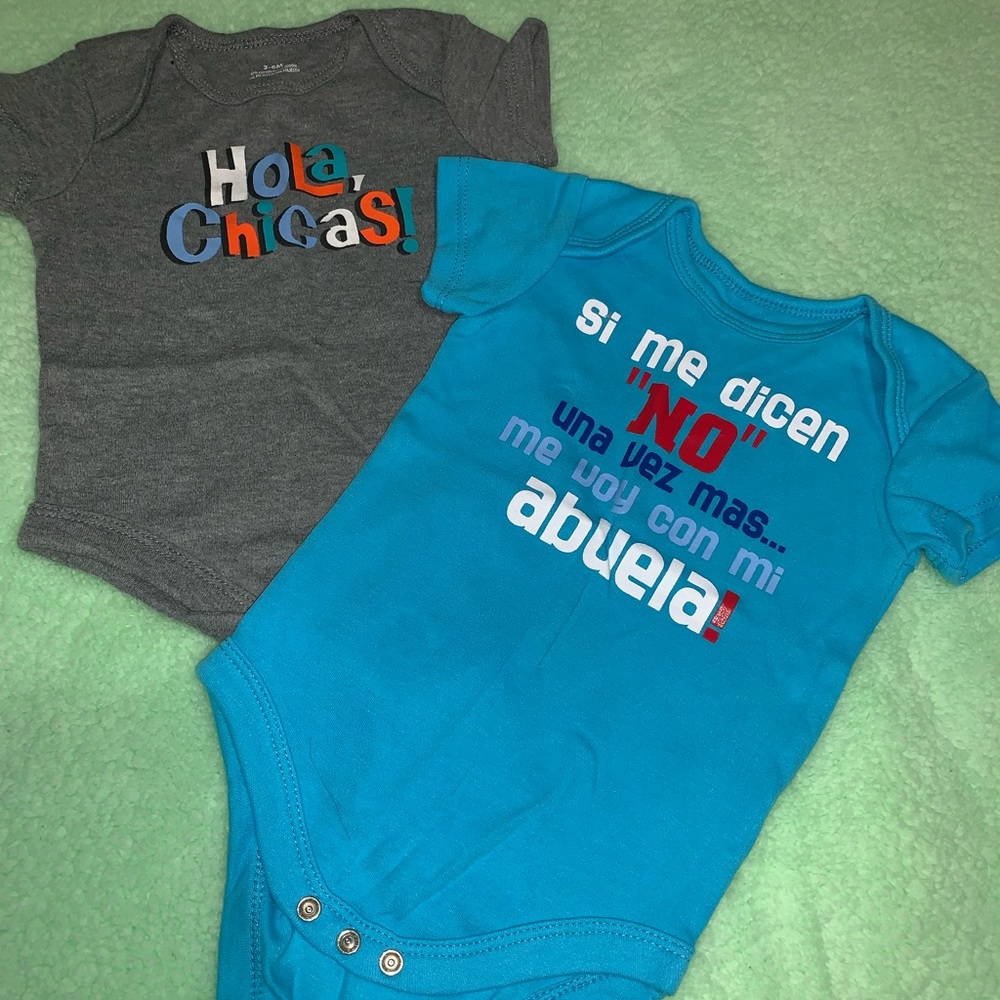 Baby Boy Spanish Onesies!
